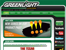 Tablet Screenshot of greenlightcollectibles.com